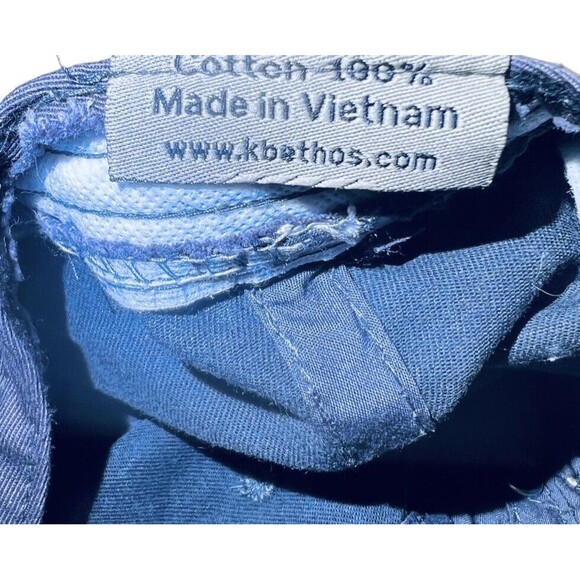 Womens Hat Cap “Blessed” Kbethos‎ Vintage Embroidered Gray Adjustable Floral - Picture 8 of 9